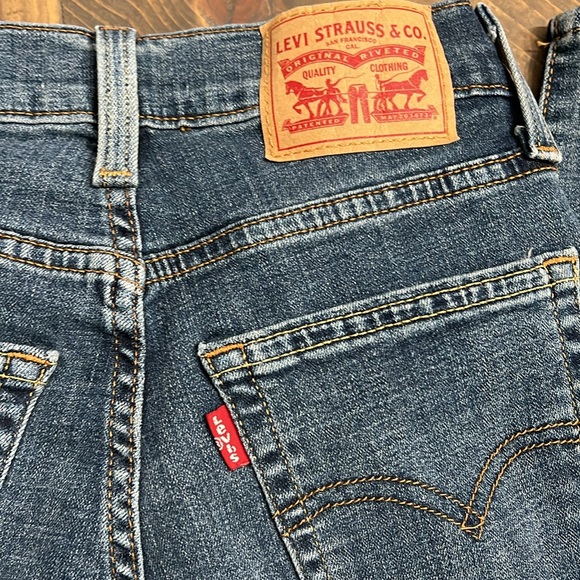 Levi high rise straight women’s Jean pants size 25 - Picture 5 of 5